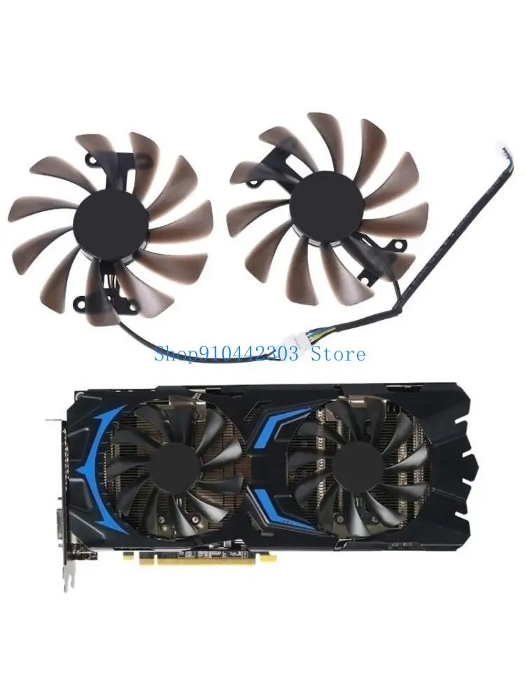 

L4MD для GTX1080 1070 Охлаждение графической карты вентилятор 12V DIY Ремонт.