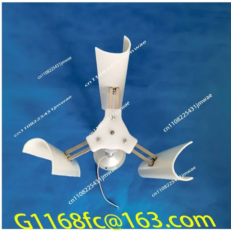Turbine Permanent Magnet Wind Model Three-phase Windmill  Night Light Making DIY Display Vertical Axis 20W 12Vpart