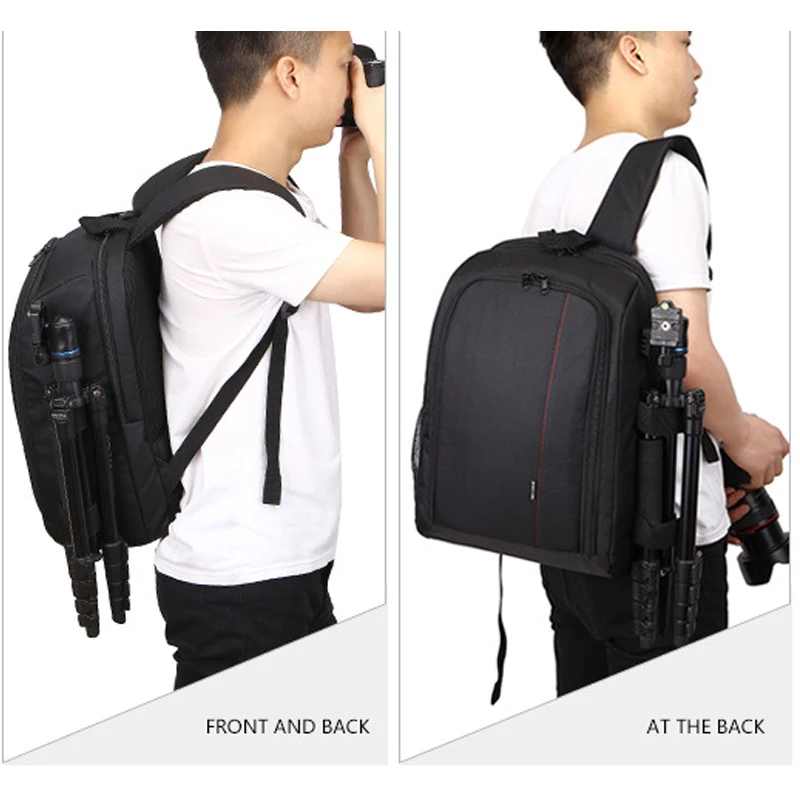 Waterproof DSLR Backpack DLSR Photo Bag Multi-Functional Outdoor Camera Bag Backpack Case for Nikon Canon Sony DSLR Bag Lens Big
