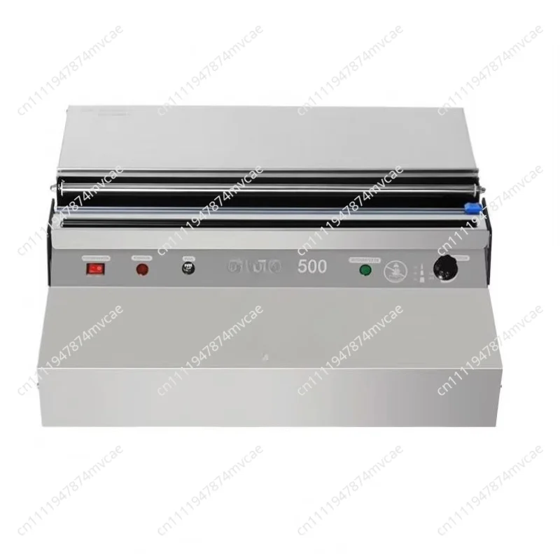 Semi-automatic supermarket handheld food meat cheese fruit desktop plastic wrap packaging cutting and sealing packaging machine