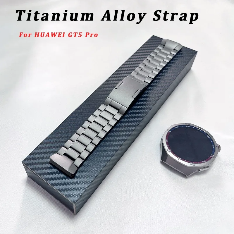 No Gaps Luxury Titanium Strap for Huawei Watch GT 5 Pro Metal Bracelet for Huawei Watch GT5 Pro Specialized Watch Strap