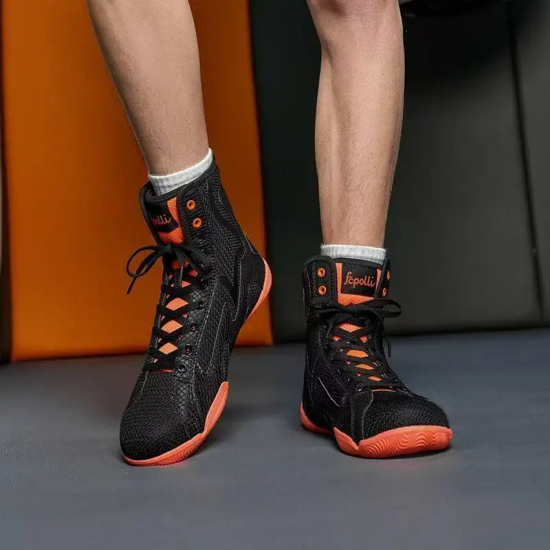 

New 2025 Professional Wrestling Fitness Shoes Wrestling, Boxing, Weightlifting Wrestling Shoes Combat Sports Shoes Sports