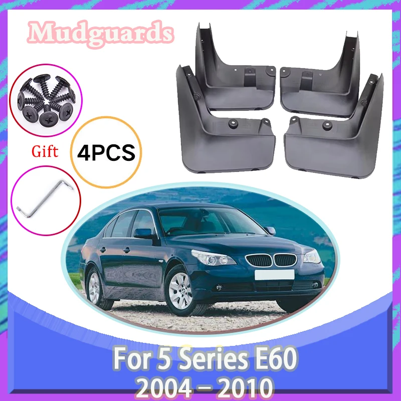 

Wheel Mud Guards For BMW 5 Series E60 2004-2010 2006 Accessories Car Mudguards MudFlaps Anti-splash Splash Guards Rear Fenders