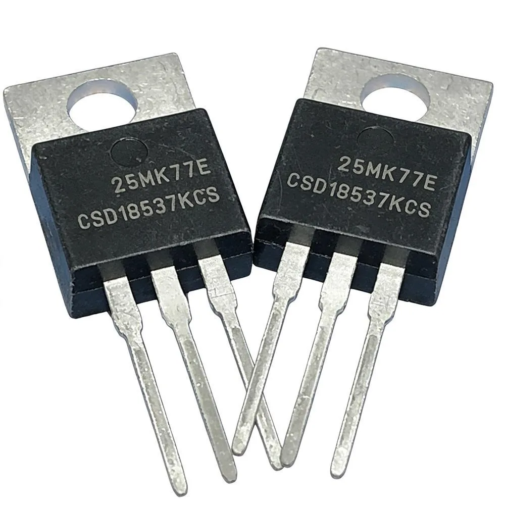 5PCS CSD18537KCS IRF833 450V 4A MJE13006 300V 8A 7805A P60NE06 STP60NE06 BD911