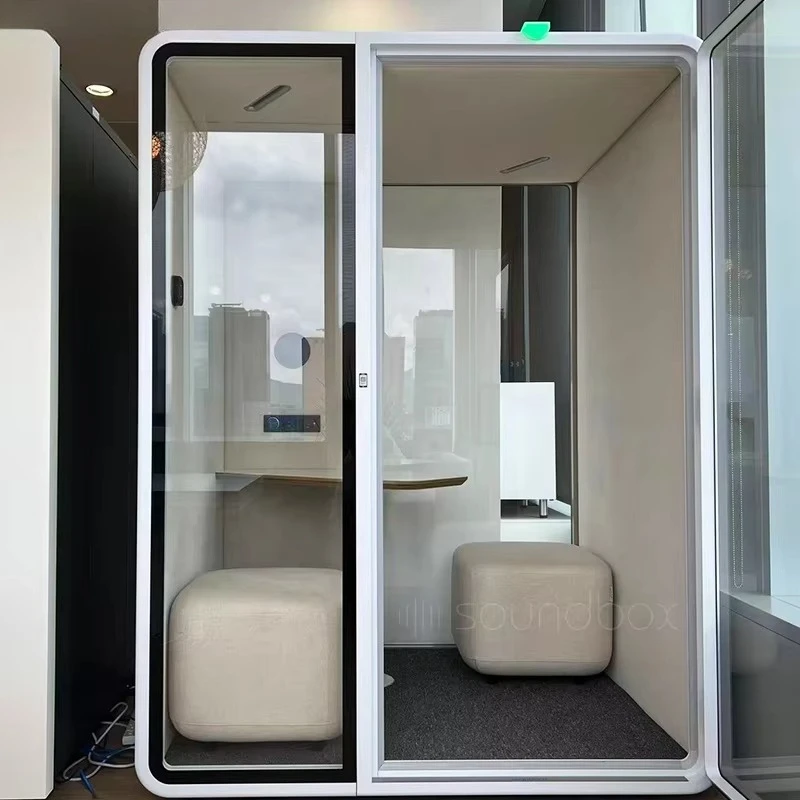 Hospital Dedicated Soundproof Booth Customized Sterile Material Noise Isolation Pod Medical Consultation Private Communication