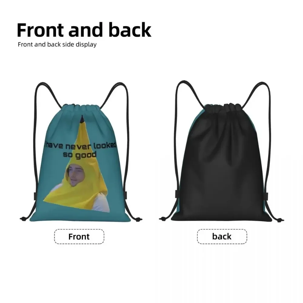 Motorsports Racing Drawstring Bags Men Women Foldable Sports Gym Sackpack Banana Charles Leclerc Training Storage Backpacks