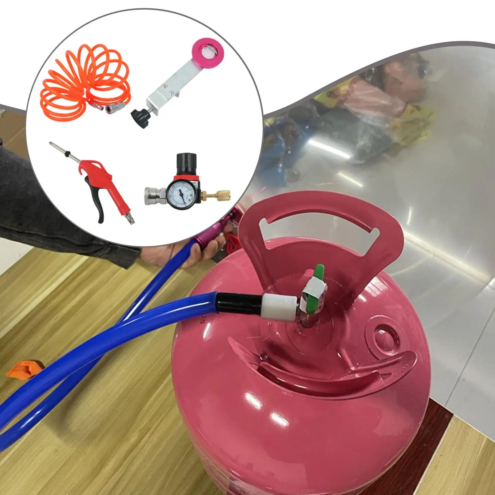 Balloon Stuffing Tool Kit, Easy to Use, Balloon Filling Tool Professional for Festival