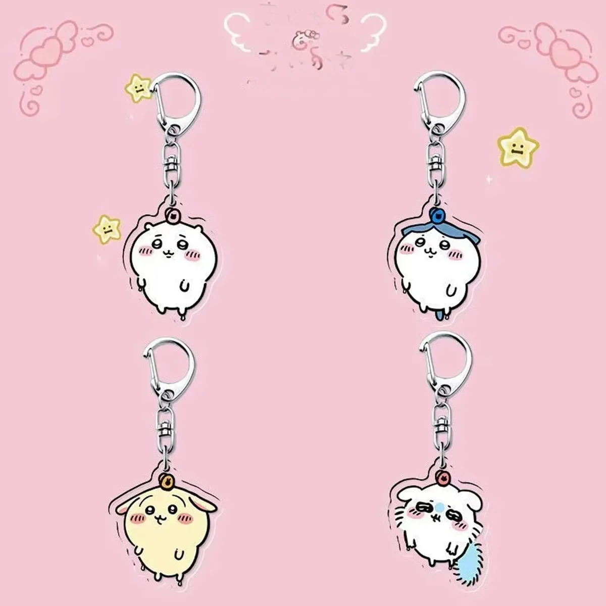 Chiikawa Magic Is Coming Series Acrylic Keychain, Cute Hachiware Usagi Cartoon Pendant, Bag Ornament Kids Birthday Gift