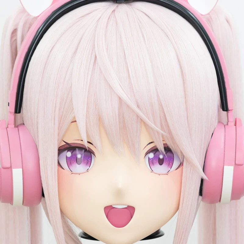 

(MEO06) Маска кигуруми ручной работы с полной головой, запираемая, для мужчин и женщин, японский мультфильм, аниме, игровой персонаж, маска кигуруми