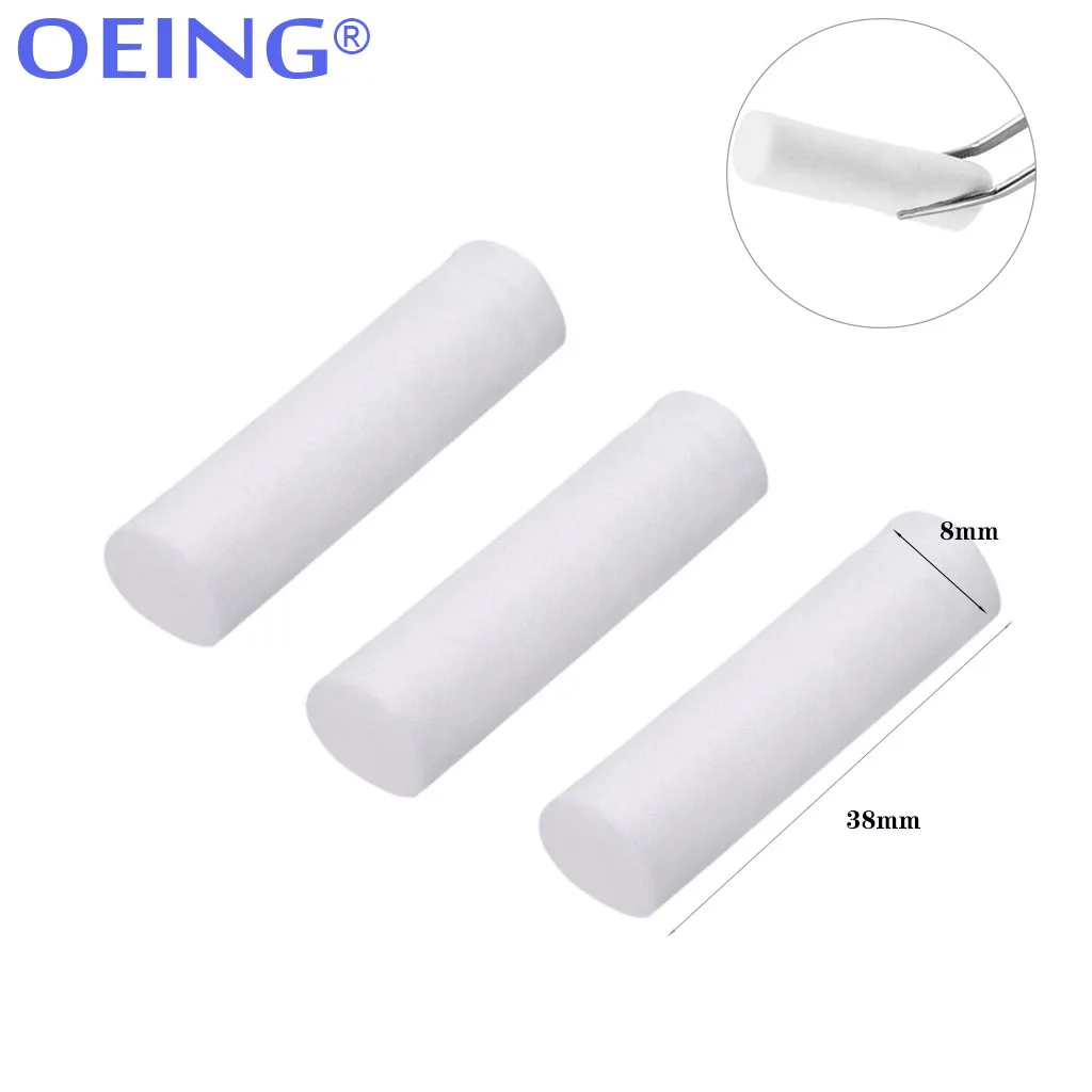 50Pcs/Roll Disposable Dental Cotton High Absorbent Wool Teeth Medical Surgical Consumable Teeth Whitening Dentistry Materials