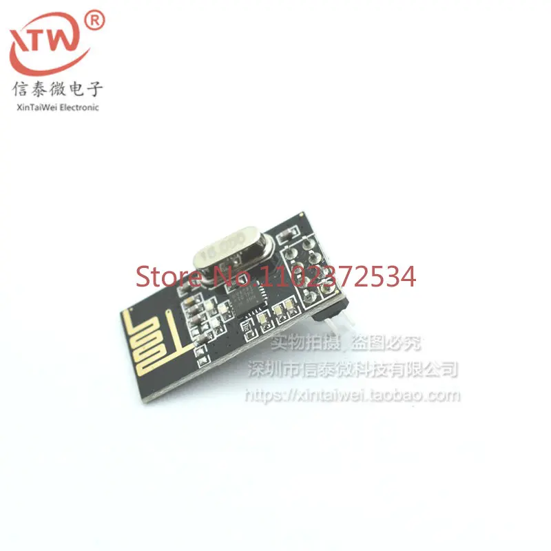 20 pieces NRF24L01+wireless module power enhanced version 2.4G wireless transceiver communication module blackboard green board