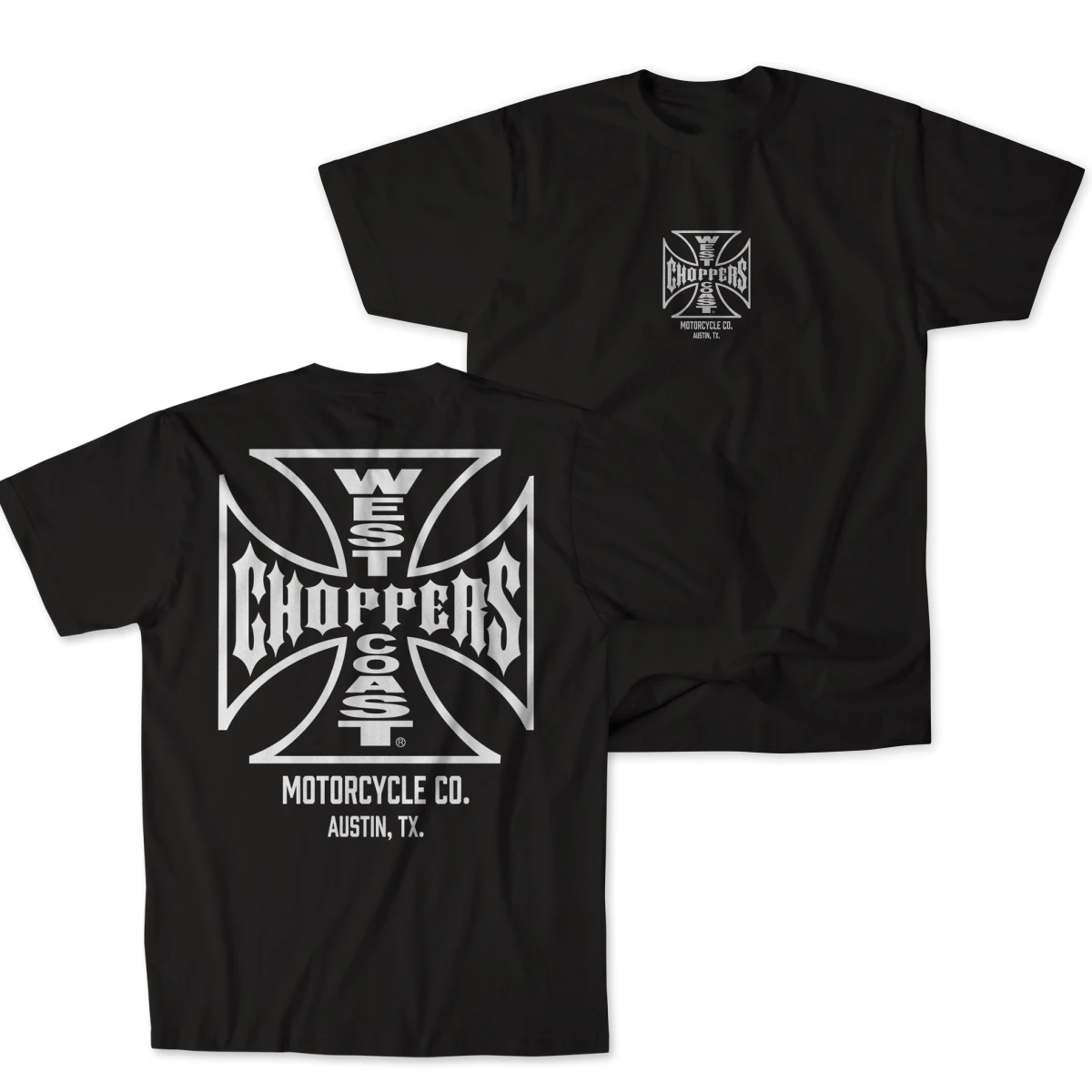 Pop Summer West Coast Choppers Grafik-Baumwoll-T-Shirt Unisex Sommer Kurzarm Mode Marken-T-Shirt Luxus Casual Vintage Tees – Detail 6
