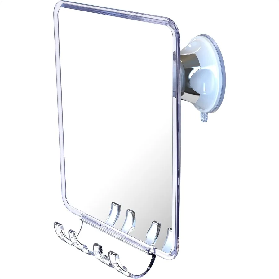 

Shower Mirror Shower Mirror fogl for Shaving with a Removable Razor Holder Shaving Mirror for Shower with a Powerful Suction Cu