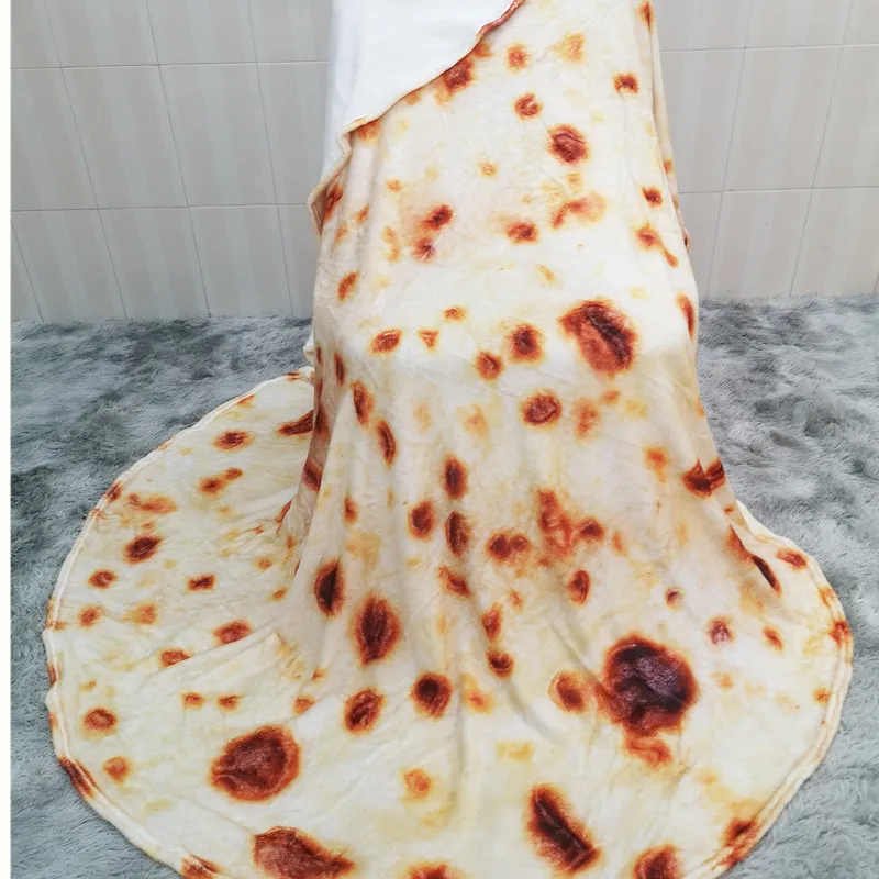 

Tortilla Blanket Flannel Blanket Bed Christmas Gifts Fleece Fleece Funny Plush Bed Cover