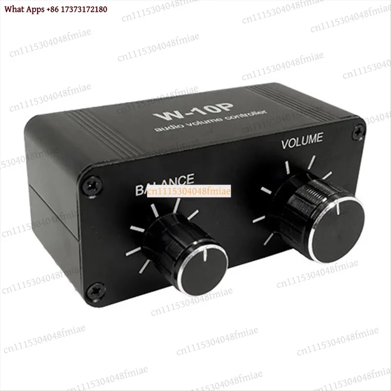 Hot sale 3.5 mm Portable Volume Controller Pre Amplifier W-10P Stereo Dual Channel Stereo Audio Mini Balance Music Home Sound