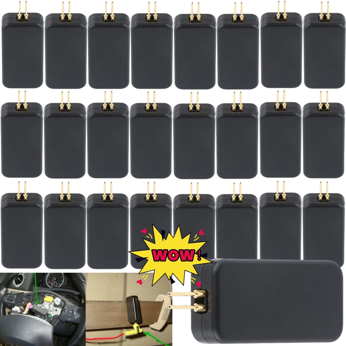 1-20PC Universal Car SRS Airbag Simulator Emulator Bypass Fault Finding Diagnostic Tools Air Bag SRS System Car Diagnostic Tools