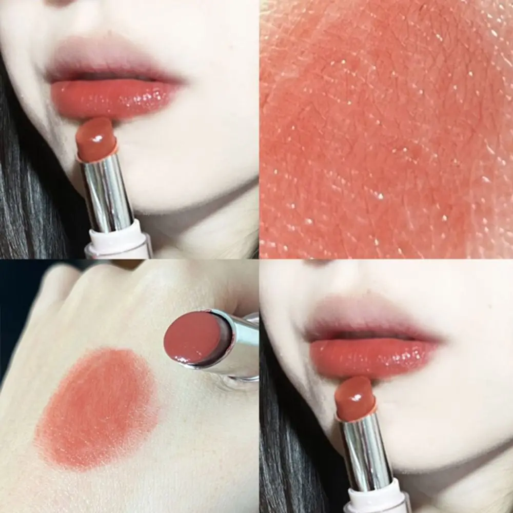 Bálsamo labial resistente al agua, suave, portátil, a prueba de sudor, tinte labial de gelatina, antisecado, hidratante, brillo labial para mujer