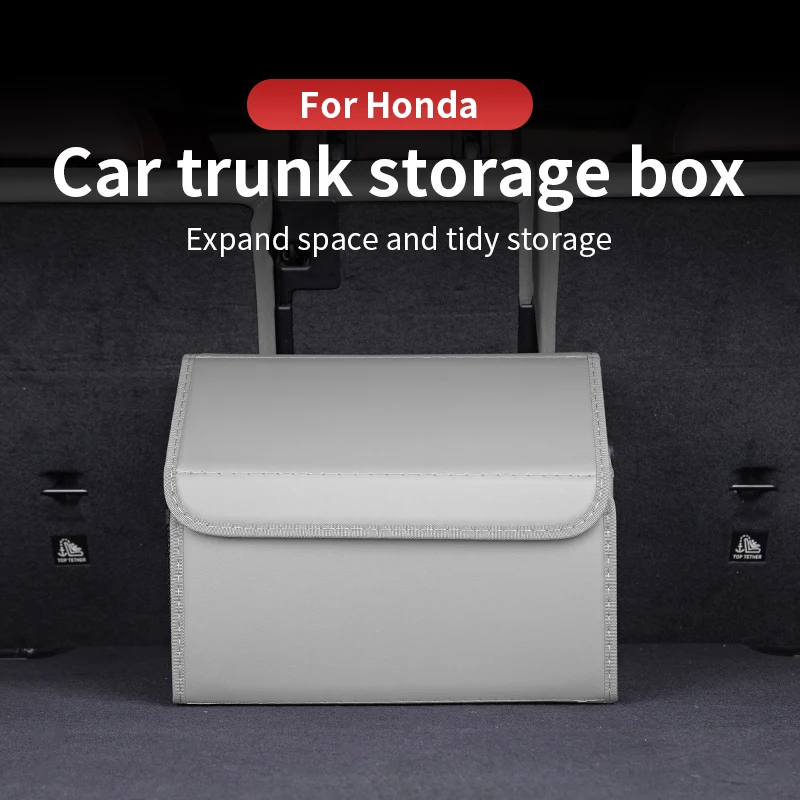 

Small Foldable Car Trunk Storage Box With Lid For Honda CRIDER JADE CITY E:NS1 ZRV Insight Pilot UR-V Freed NSX Acura Passport
