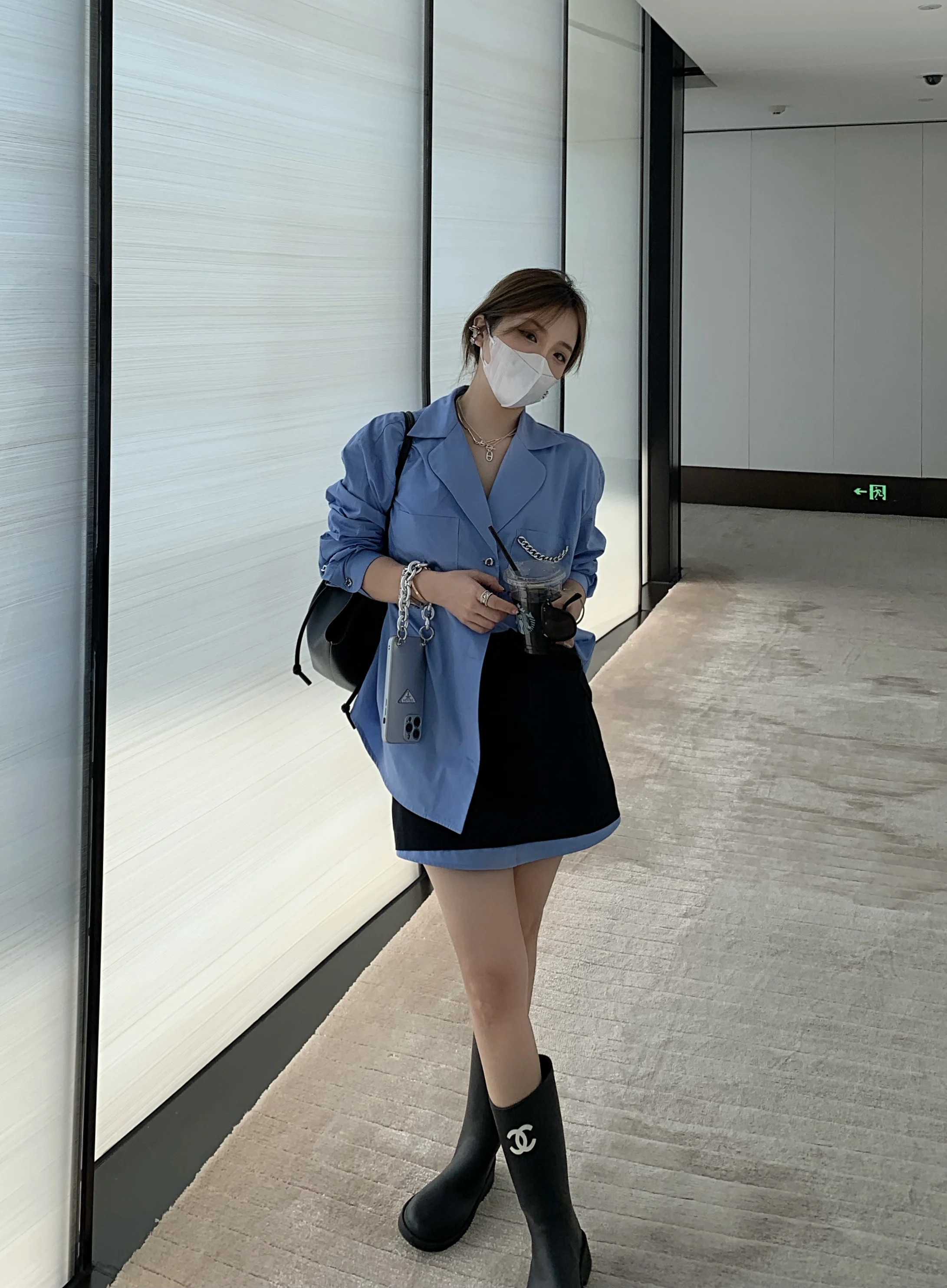 

Faionable Long Sve Irt And Pants Set Женский костюм-двойка Design Sense из смеси хлопка Весенняя рабочая одежда Sle