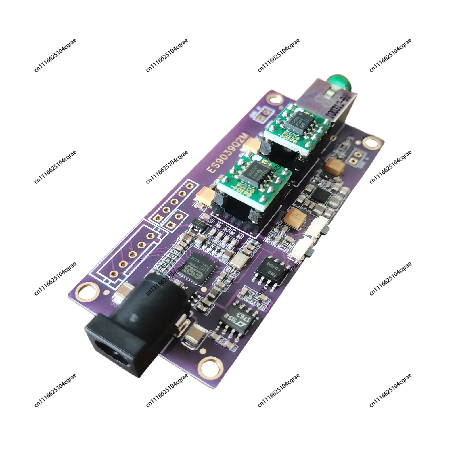 ES9039Q2M decoder board I2S input ES9039 asynchronous USB module can be matched with Italian interface