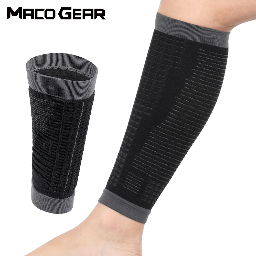 1 Pair Ankle Support Anti Fatigue Compression Cycling Bicycle Marathon Running Bind Elastic Trousers Pants Band Clips Leg Strap