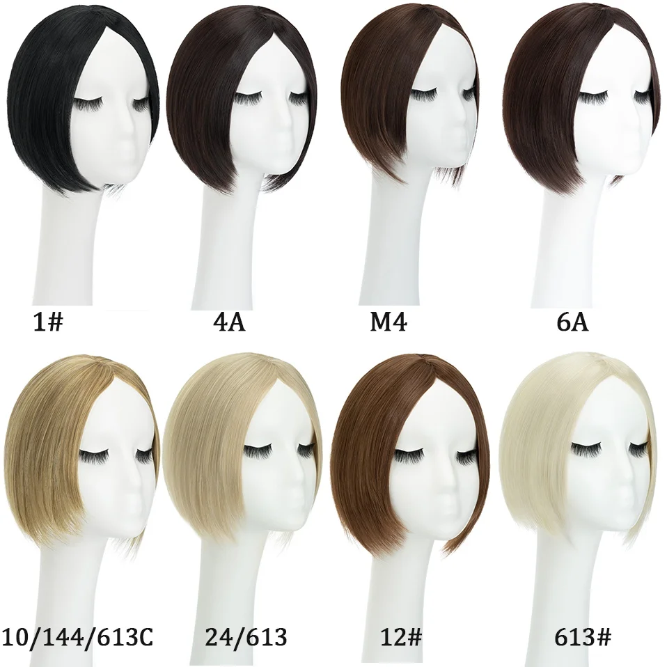 Benehair-Postiches Synthétiques Naturelles pour Femme, Noir, Marron, Blonde, Fibre de Degré de Chaleur, Postiches Clourse Invisibles