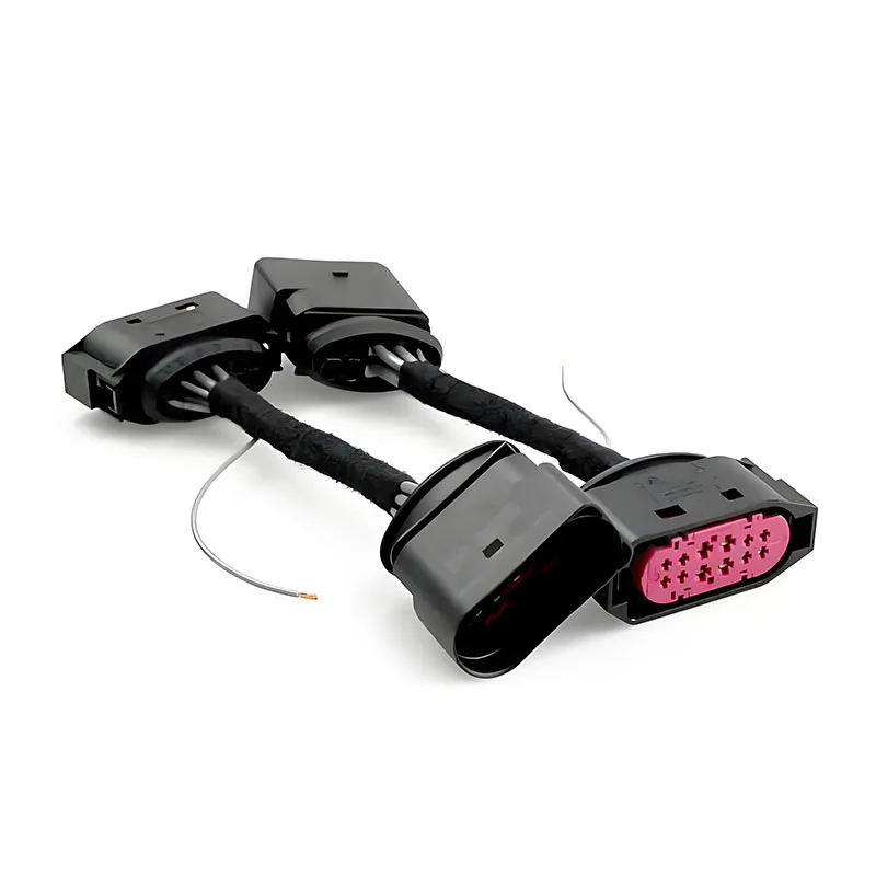 

For Golf MK5 GOLF 5 Plugs Retrofit Halogen to Bi Xenon Headlight Adapter Loom Wiring