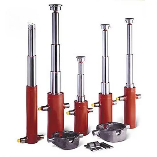 Reliable Leveling Multi-stage Retractable 50T Fork Lift Bucket Threshing Adjustment Bulldozer Telescopic Multistage Oil Cylinder