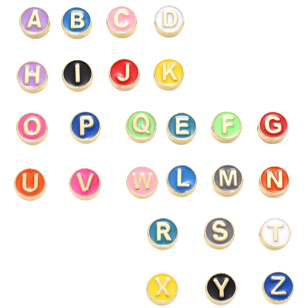 

26 Pcs Beads Decorative Letters for Craft Bracelet Beads DIY Bracelets Necklaces Earrings Craft Projects Colorful Jewelry