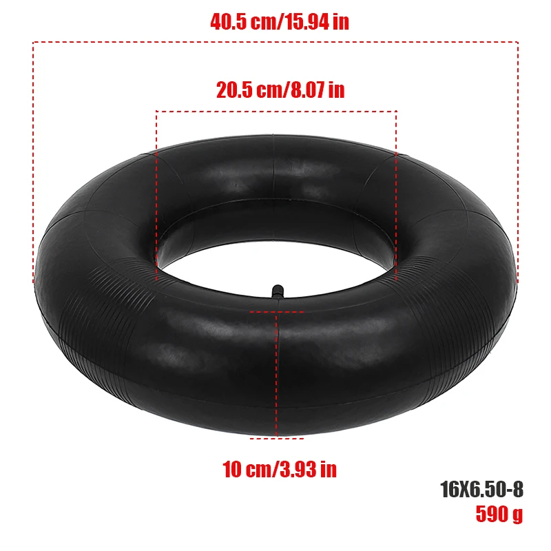 8 Inch Wheel 16x6.50-8 Inner Tube For Sit Down Ride On Turf LawnMower Tractors,Wheelbarrows Snow Blowers,