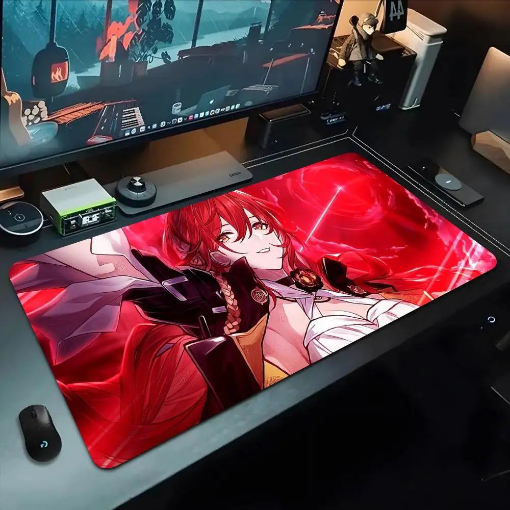 

himeko Mouse Pad 500X1000 mm Large Gaming Mousepad Gamer XL Rubber Otaku Keyboard Pad Laptop Desk Mat