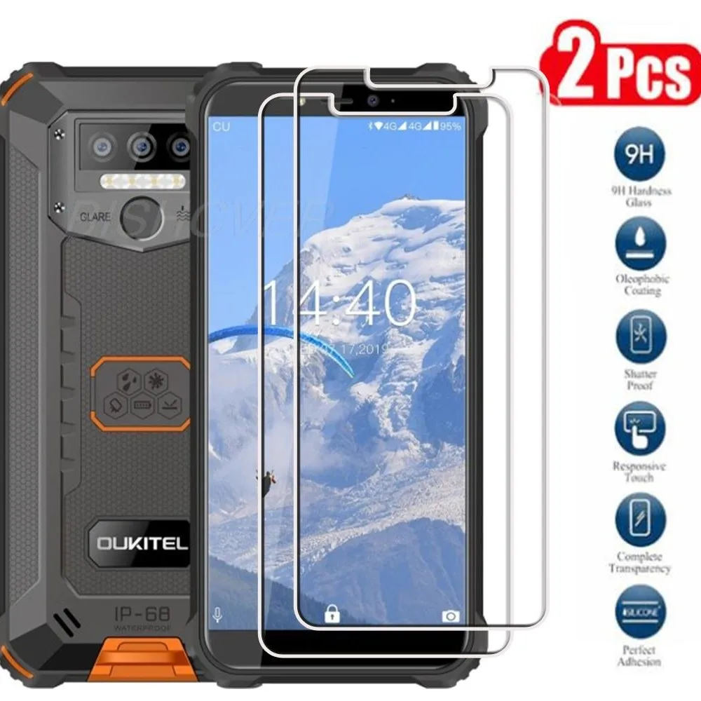 Szkło hartowane do folii ochronnej Oukitel WP5 Pro przeciwwybuchowa osłona ekranu na szkle telefonu WP5Pro 5,5" — zdjęcie 2