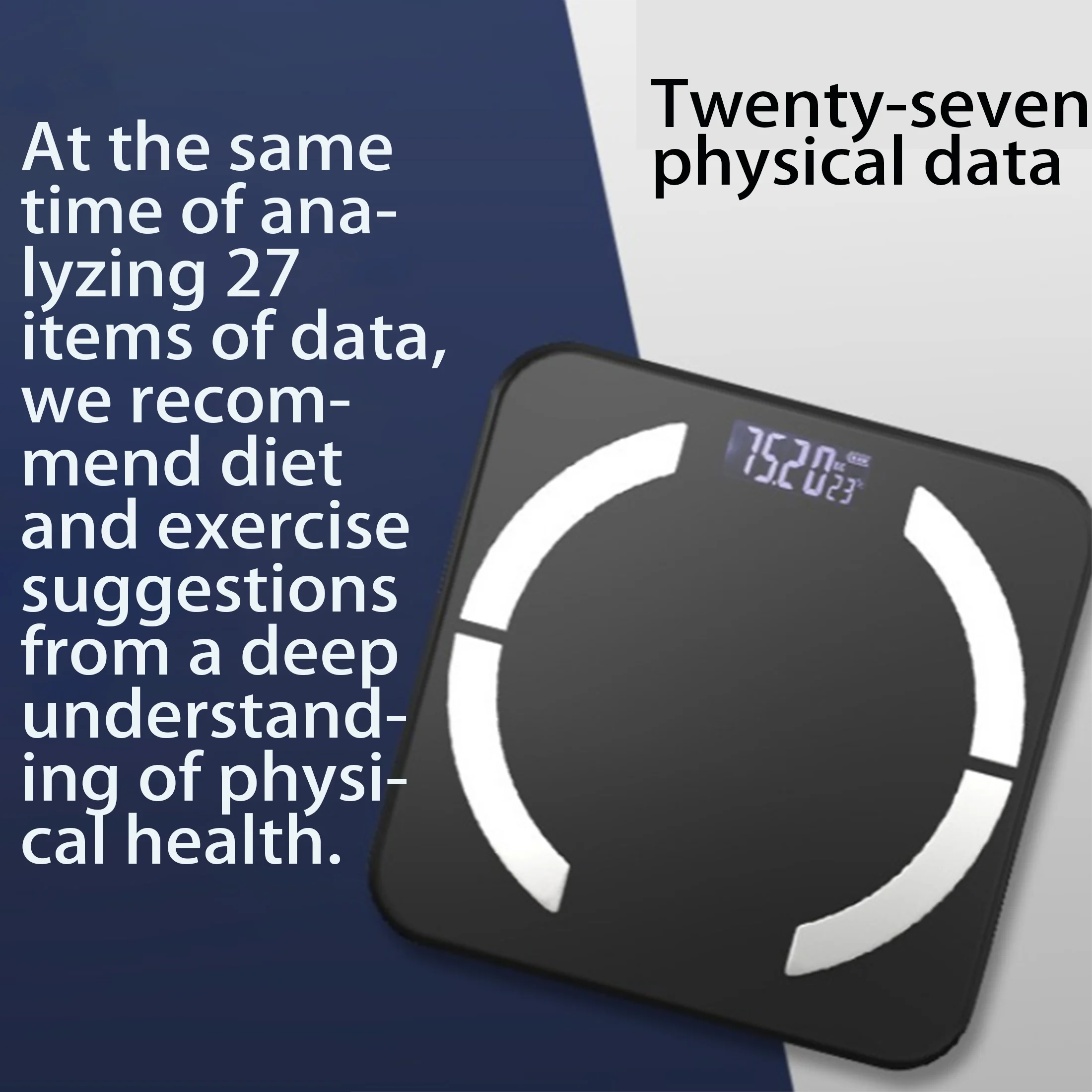 

Digital electronic scale | High-precision weighing LCD with high-definition temperature display for home business adaptation