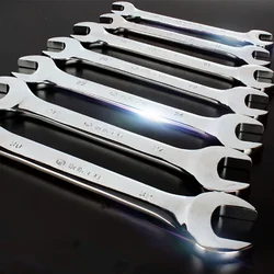 6-24mm High Quality Double Ended Open End Wrenches Activities Ratchet Gears Wrench Set Torque Spanner Auto Repair Tools