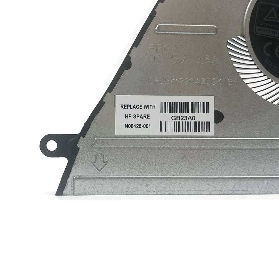 Nouveau ventilateur de refroidissement CPU pour ordinateur portable pour HP Dnomebook X360 14C-CD Refroidisseur religions FPG0 N08425-001