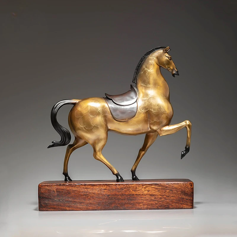 Tongyi Fang Ma Jin Safety Copper Horse Ornament Company Craft Ornament
