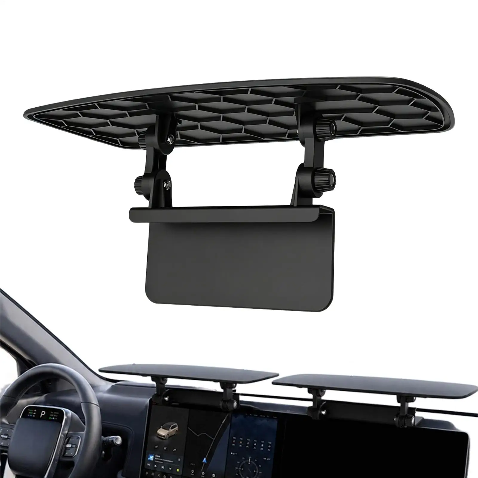 Image of GPS-Sonnenschutz mit Verstellbarem Winkel Universeller Armaturenbrett-Blendschutz UV-Schutz GPS-Bildschirmschutz für Auto SUV LKW Wohnmobil