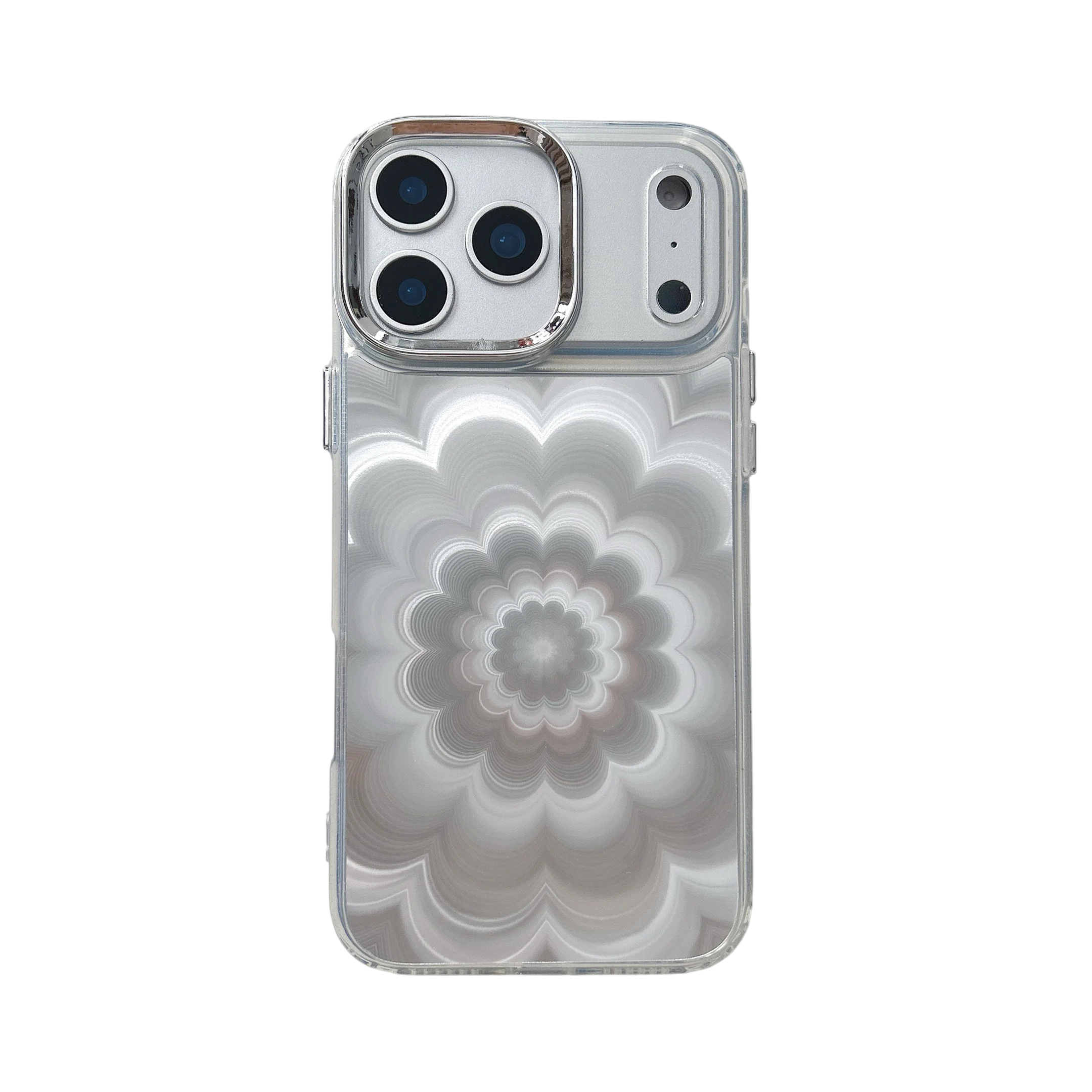 

Luxury Phantom Flower Patterns Shockproof Case For iPhone 11 12 13 14 15 16 17 Pro Max Soft TPU Back Cover Protector Skins Shell