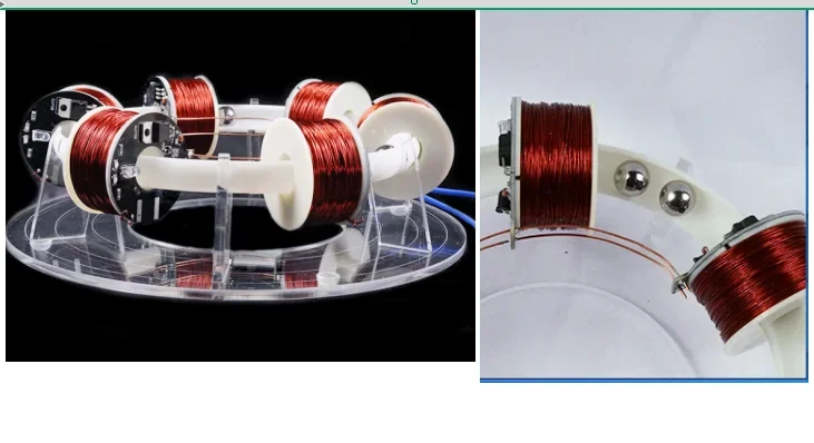 Ring Cyclotron Ring Magnet Scientific Experiment Creative Novelty High-Tech Toy Puzzle Model Kit