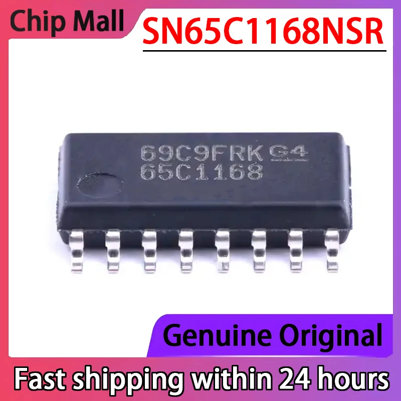 5PCS New SN65C1168NSR 65C1168 SMD 5.2MM Driver Chip SOP16 Chip