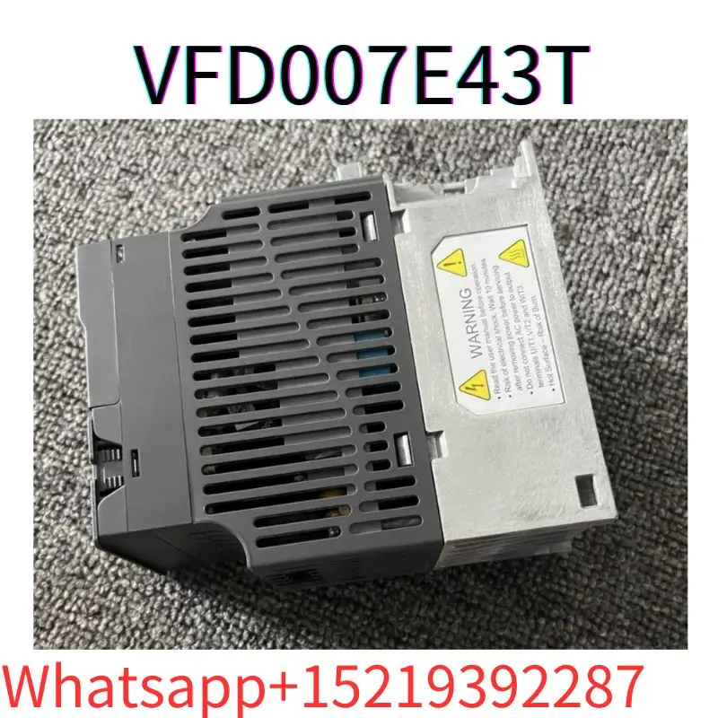 second-hand Frequency converter VFD007E43T 0.75KW 380V tested ok