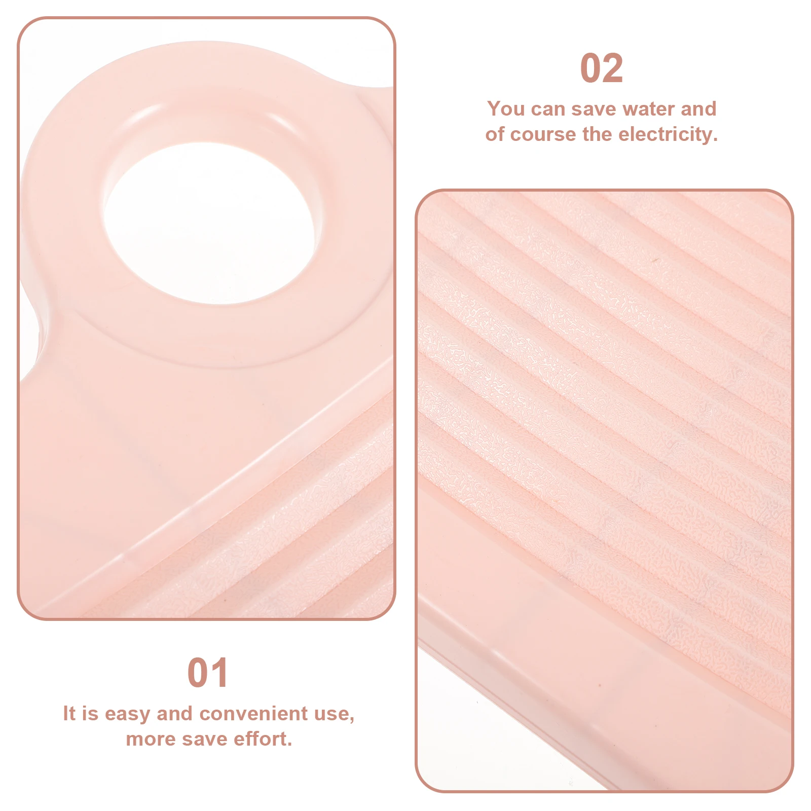 

Durable Plastic Laundry Board Portable Non-Slip Washboard Creative Design Home Basin Laundry Supplies Home Washboard