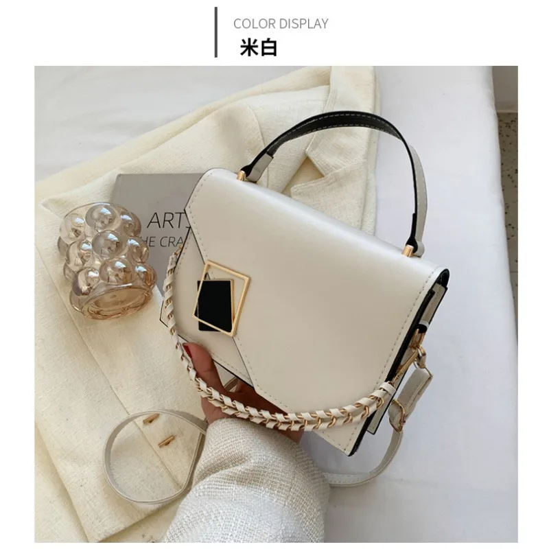 Foreign Trade Popular Women\'s Bag  Fashion Simple Shoulder Bag Women Ins Internet Celebrity Foreign Style Portable Messenger Bag