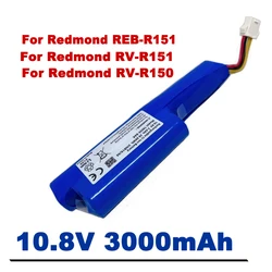 New 10.8V 2600mAh Li-ion Rechargeable Battery For Redmond RV-R150 Redmond RV-R151 Vileda VR201 Petpro Robot Vacuum Cleaner