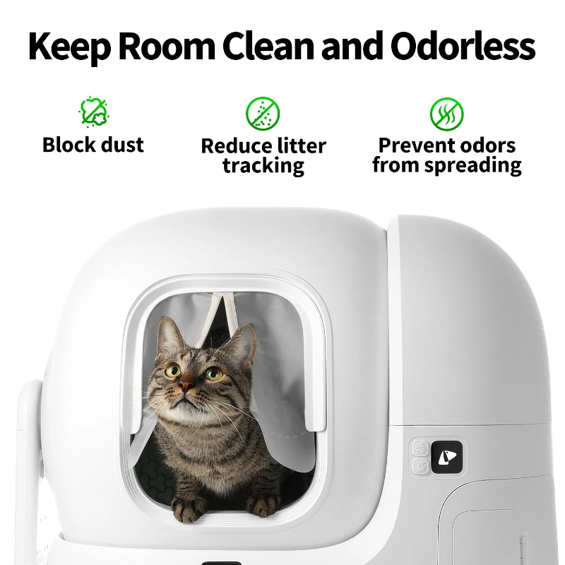 ستارة Petkit Smart Cat Toilet المغناطيسية المقاومة للغبار 2.0 Max Series متوافقة مع صندوق فضلات القطط MAX MAX 2 MAX pro