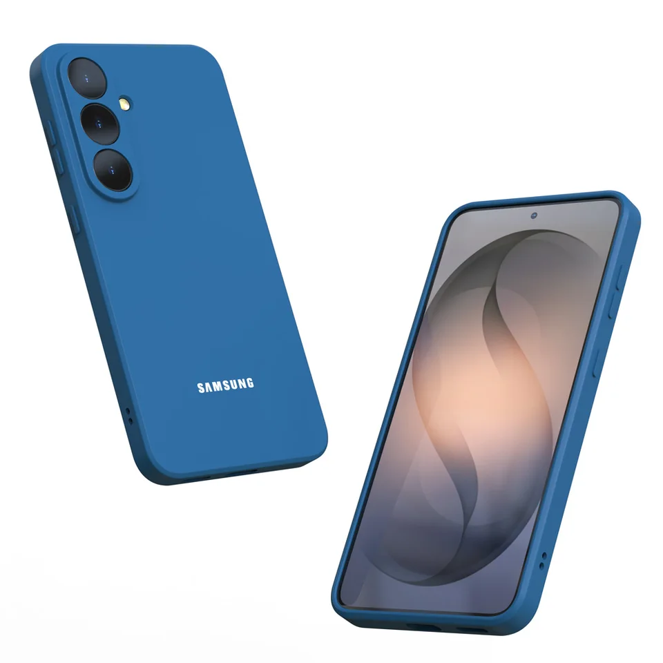 Funda de silicona líquida para Samsung Galaxy S26 S25 S24 S23 Ultra Plus FE A57 A37 A17 A56 A36 A16 A55 A35 A15 5