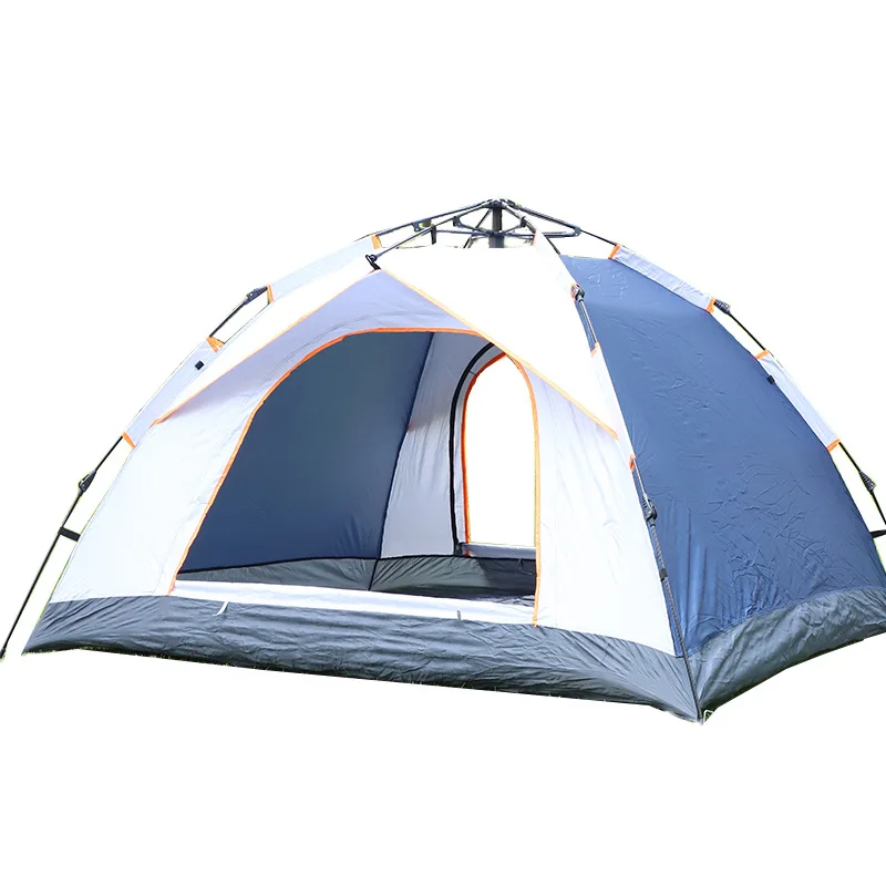 

New outdoor tent automatic family camping equipment couple camping double single-layer tent