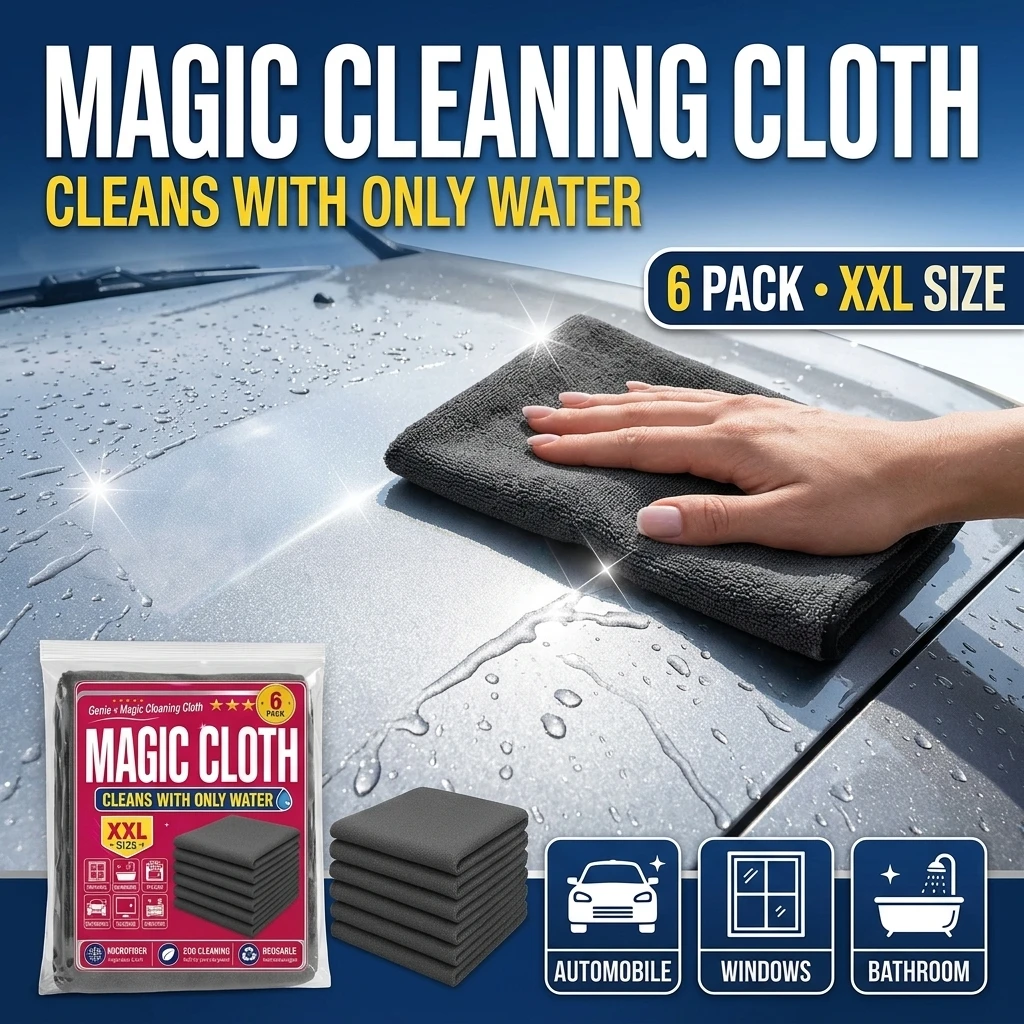 Microfiber Cleaning Cloth Lint Free Absorbent Car Clean Towel Multi Purpose Auto Glass Window Wipe Rag For Kitchen Home Office