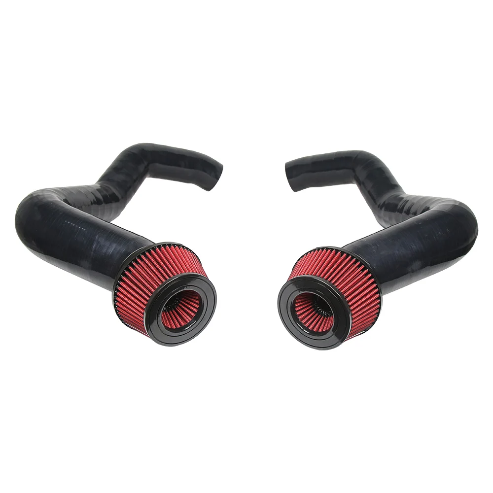 For 2018+ M5 M8 G90 F90 F91 F92 F93 M550i M850i G15 G30 S63 Silicone Front Mount Intake Cold Air Intake