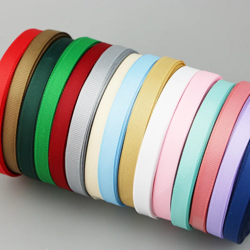 (100 yards/roll)10mm White Grosgrain Ribbon Wholesale gift wrap decoration ribbons
